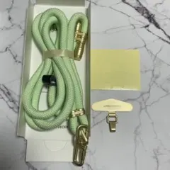スマホショルダーストラップ ミントグリーン スマホ　iPhone Android