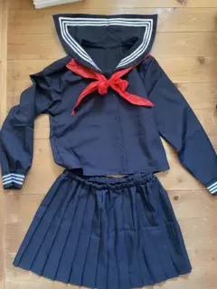 セーラー服 コスプレ赤リボン