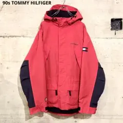 90s TOMMYHILFIGER トミー ナイロン ジャケット フリース