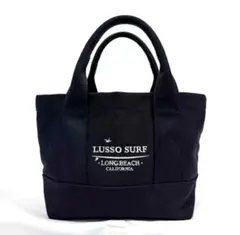 雑誌で有名☆LUSSO　SURF　ロングビーチトートバッグ　ブラック　新品未使用