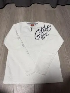 GOTCHA ホワイト 長袖Tシャツ S
