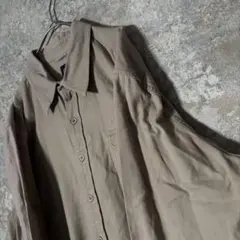 GAP ネルシャツ XL ベージュ 長袖シャツ
