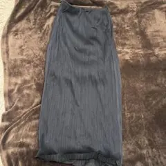 PLEATS PLEASE プリーツスカートダークグレー　サイズ1のサムネイル