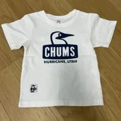CHUMS ホワイト Tシャツ 90-100