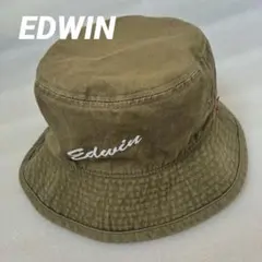 EDWIN 에드윈 버킷 모자 카키 57.5cm 면100%