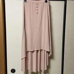 レディース　ピンク　フレアスカート