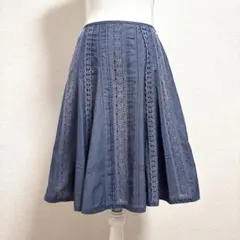 エムズグレイシー 花柄　レース　フレアスカートのサムネイル