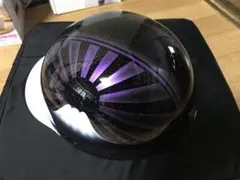 新品塗装品 赤白 日章 コルク半 ヘルメット CBX ゼファー XJR ジェイド