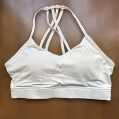 Lululemon ピンク クロスストラップ ヨガブラ - メルカリ
