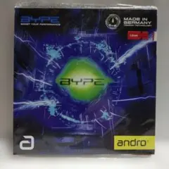 ✨12月19日迄✨激安✨andro BYPE 卓球ラバー赤 1.8mm