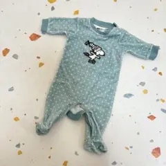 H&M PEANUTS スヌーピー 水玉ロンパース 1-2month 58cm