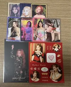 TWICE サナ アルバムトレカ 特典トレカ ポストカード ステッカー