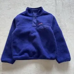 ネイビーフリース ハーフボタン GAPロゴ入り 110サイズ　ネイビー　5歳