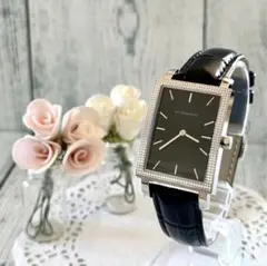 希少BURBERRY バーバリー 腕時計 スクエア調 BU1321ブラック動作品 