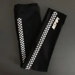 REPIPI スリムフィット ストレッチロングパンツ チェッカー　黒　Mサイズ