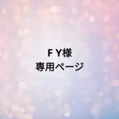 F Y様　専用ページ