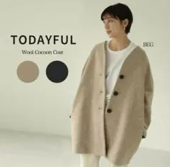 TODAYFUL ウールコクーンコートのサムネイル