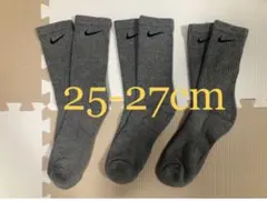 ナイキ　ソックス　グレー　25-27cm