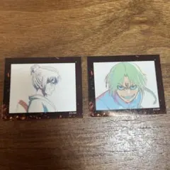 銀魂　アニメ原画ステッカー　神楽&神威2枚セット