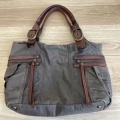 Burberry バーバリー ブルーレーベルカーキ ミリタリー ハンドバッグ