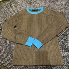 URBAN RESEARCH バイカラーリブニット