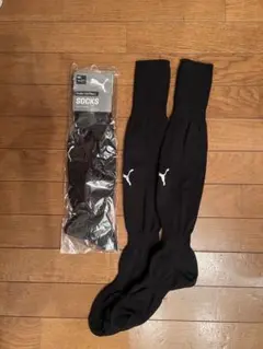 PUMA サッカー　ソックス ブラック 24-26cm フットサル　靴下