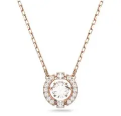 スワロフスキー ダンシングクリスタル　ネックレス ゴールド