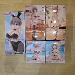 新品未開封宇崎ちゃんは遊びたい！ フィギュア ５体まとめ売り