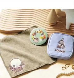 MOOMIN 刺しゅうがかわいい豪華おでかけ3点セット