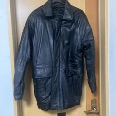 レザージャケット　羊革　黒