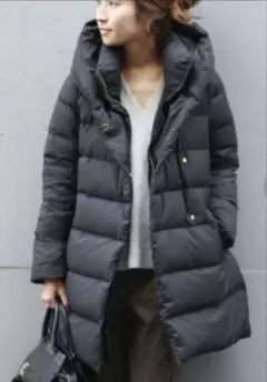 フレームワーク　ダークグレー ダウンコート