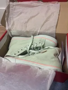 ミントグリーン ハイカットスニーカー