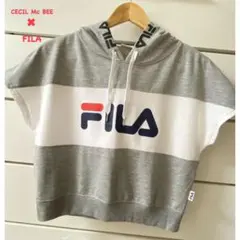 まもなく終了✦︎未使用に近い✦︎FILA by セシルマクビー❤︎ロゴパーカー