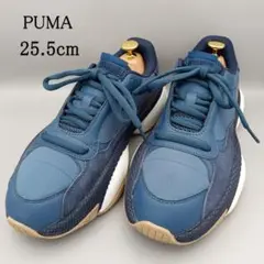【美品】PUMA プーマ オルタレーショントーナルカバー ネイビー 25.5cm