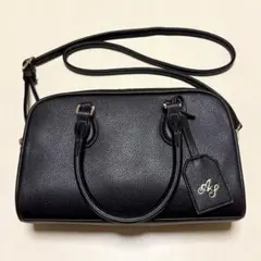 ANY SIS エニィ スィス ミニボストンバッグ ショルダーバッグ ブラック黒のサムネイル