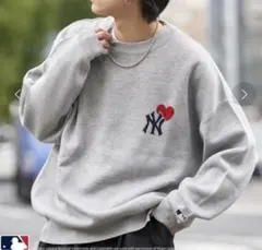 PUBLUX MLB 別注ワンポイントニット【限定展開】