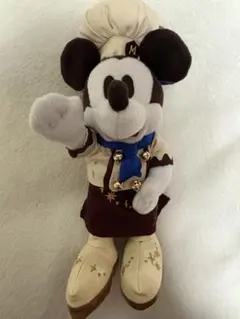 ディズニーストア　ミッキー　GODIVA ぬいぐるみ　ブラッシュキーチェーン