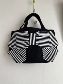 未使用　ハンドメイド　リボン　バッグ