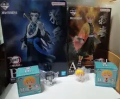 一番くじ 鬼滅の刃 ～雷の兄弟～ A賞 我妻善逸 B賞 獪岳 D賞 ちょこのっこ