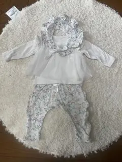 Haruurara ベビー3点セット　花咲く音色　長袖