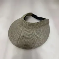 ERIC JAVITS　帽子　麦わらサンバイザー 美品】ERIC JAVITSエリックジャビッツ サンバイザー - メルカリ
