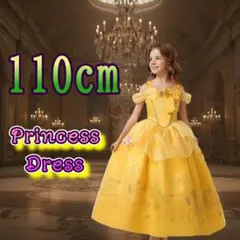 ★訳有★ 110cm　美女と野獣　ベル コスチューム ドレス 衣装　子供　キッズ