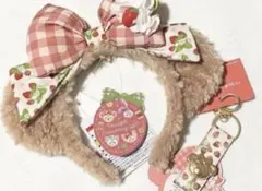 【ラスト】東京ディズニーシー ストロベリー カチューシャ ホルダー
