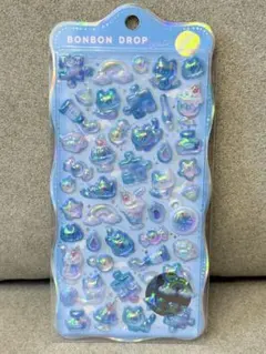 ボンボンドロップシール　そらねこ　オーロラ