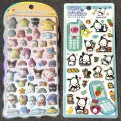 サンリオ サンリオキャラクターズ&ポチャッコ 2点セット/ 平成はっぴーフォン等