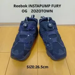 【限定品】Reebokインスタポンプフューリー ネイビー 宇宙柄26.5cm