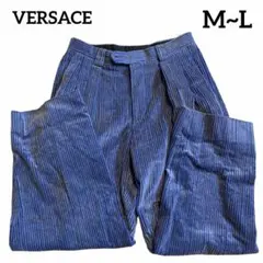 VERSACE コーデュロイ パンツ ブルー ヴェルサーチのサムネイル