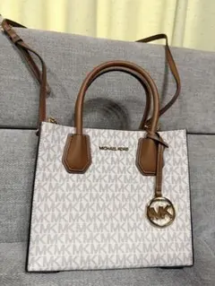 極美品☆MICHAEL KORSマイケルコース 2way カゴショルダーバッグ 