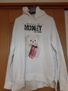 HONEY CINNAMON ホワイトパーカー