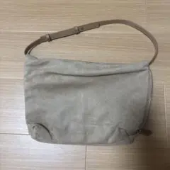 スエード調 ショルダーバッグ ベージュのサムネイル